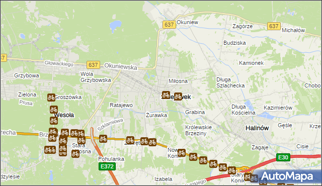 mapa Sulejówek, Sulejówek na mapie Targeo