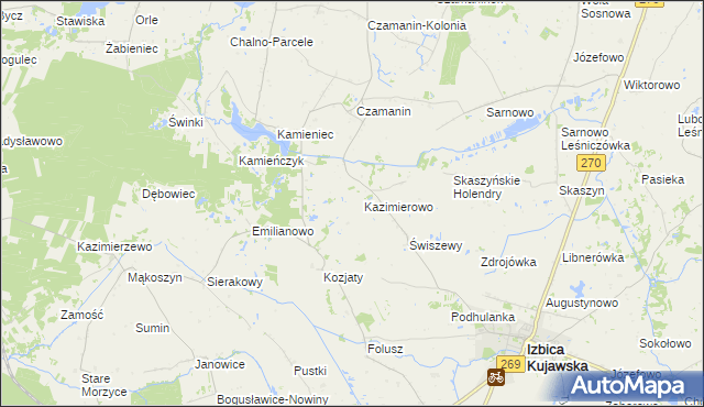 mapa Świszewy-Kolonia, Świszewy-Kolonia na mapie Targeo