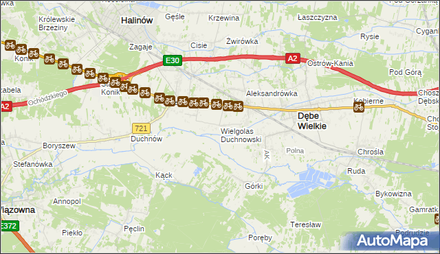 mapa Wielgolas Duchnowski, Wielgolas Duchnowski na mapie Targeo