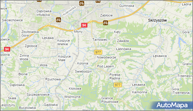 mapa Nowodworze, Nowodworze na mapie Targeo