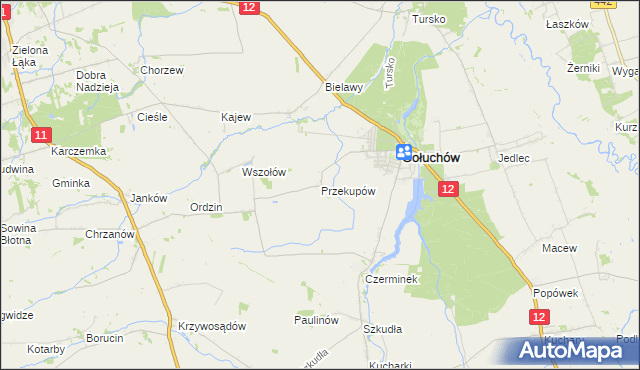 mapa Przekupów, Przekupów na mapie Targeo