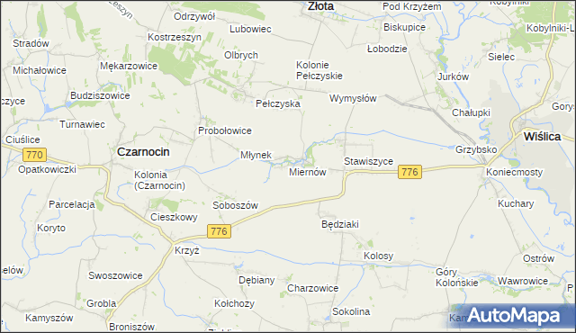 mapa Miernów, Miernów na mapie Targeo