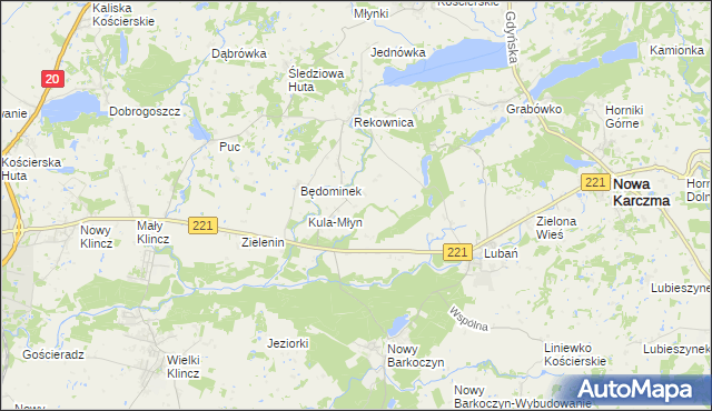 mapa Będomin, Będomin na mapie Targeo