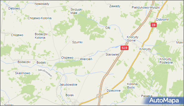 mapa Hawryłki, Hawryłki na mapie Targeo