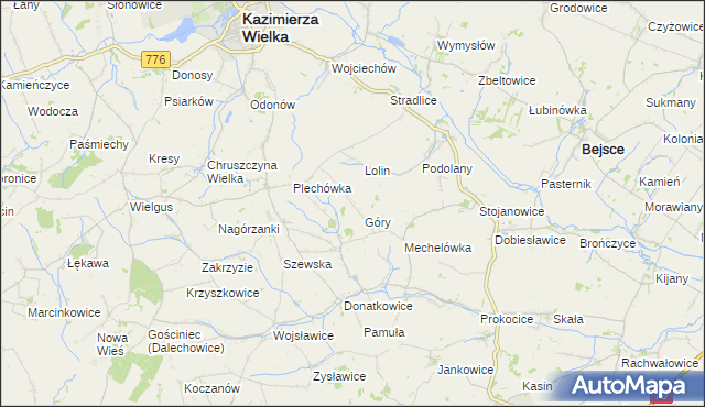 mapa Plechów, Plechów na mapie Targeo