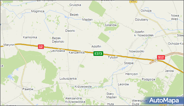 mapa Jankowice gmina Siedliszcze, Jankowice gmina Siedliszcze na mapie Targeo