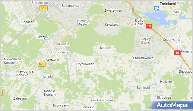 mapa Olmonty, Olmonty na mapie Targeo