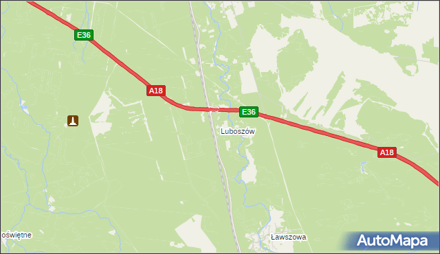 mapa Luboszów, Luboszów na mapie Targeo