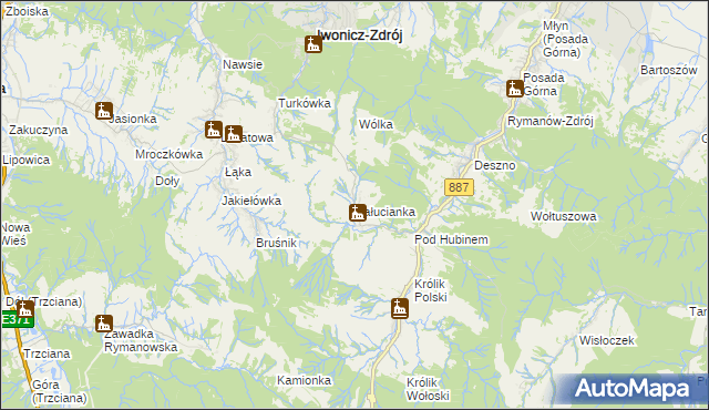 mapa Bałucianka, Bałucianka na mapie Targeo