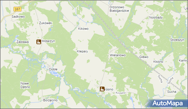 mapa Boleszkowice gmina Grzmiąca, Boleszkowice gmina Grzmiąca na mapie Targeo