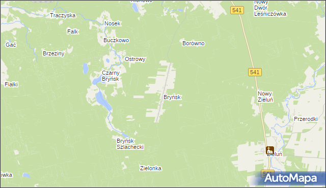 mapa Bryńsk, Bryńsk na mapie Targeo