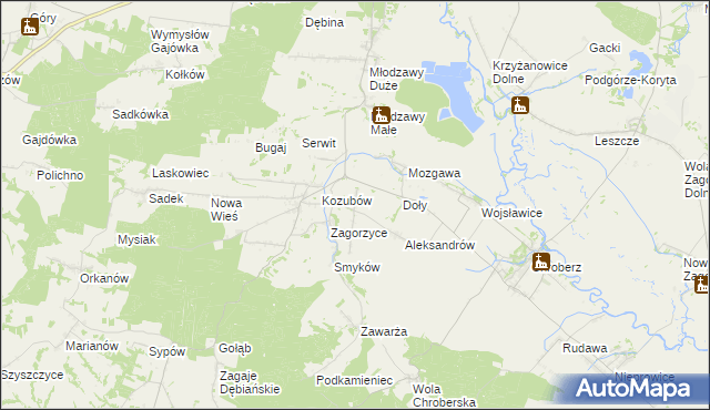 mapa Byczów, Byczów na mapie Targeo