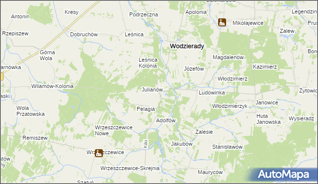 mapa Chorzeszów, Chorzeszów na mapie Targeo