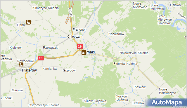mapa Chybów, Chybów na mapie Targeo