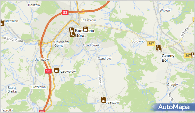 mapa Czadrów, Czadrów na mapie Targeo