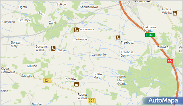 mapa Czechnów, Czechnów na mapie Targeo