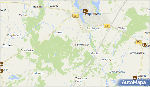 mapa Czystochleb, Czystochleb na mapie Targeo