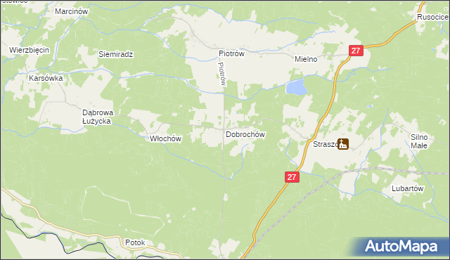 mapa Dobrochów, Dobrochów na mapie Targeo