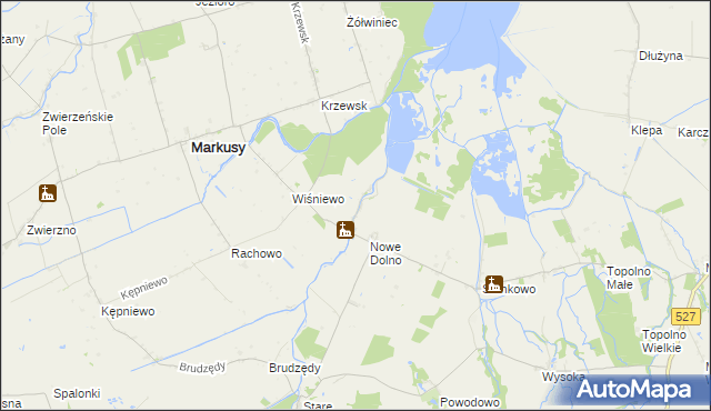 mapa Dzierzgonka, Dzierzgonka na mapie Targeo