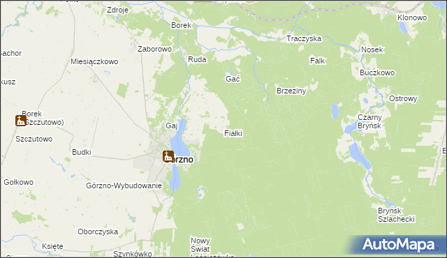 mapa Fiałki, Fiałki na mapie Targeo