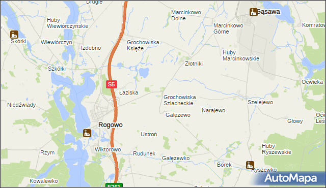 mapa Grochowiska Szlacheckie, Grochowiska Szlacheckie na mapie Targeo