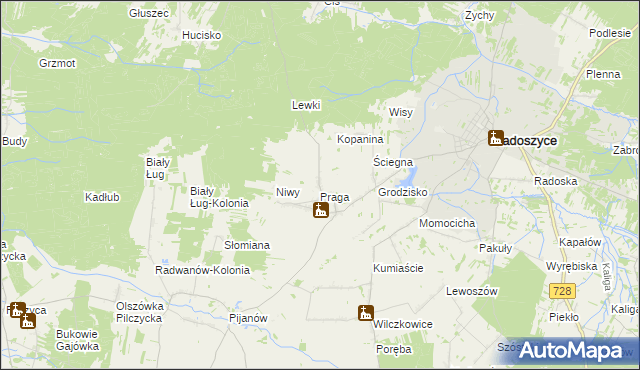 mapa Jakimowice, Jakimowice na mapie Targeo