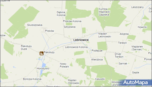 mapa Janówka gmina Leśniowice, Janówka gmina Leśniowice na mapie Targeo