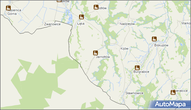 mapa Jarnołtów gmina Otmuchów, Jarnołtów gmina Otmuchów na mapie Targeo