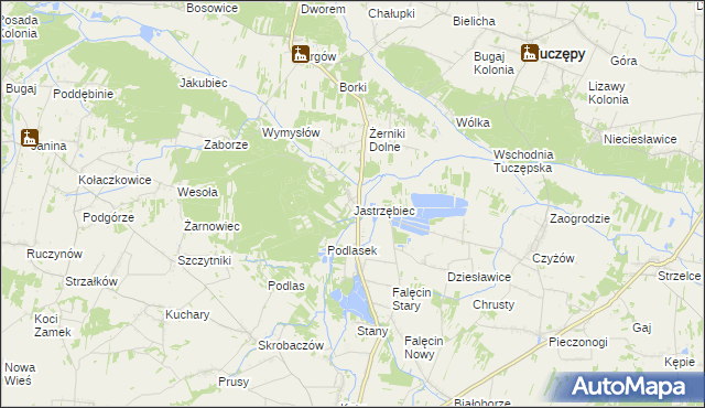 mapa Jastrzębiec gmina Stopnica, Jastrzębiec gmina Stopnica na mapie Targeo