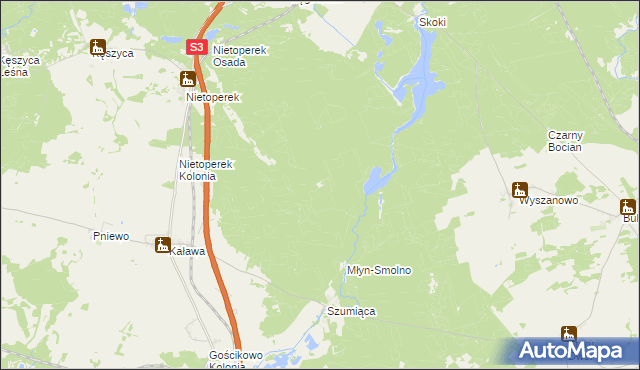 mapa Kaławka, Kaławka na mapie Targeo