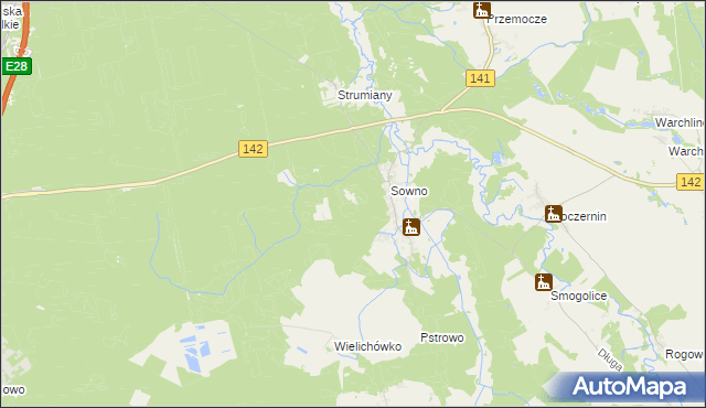 mapa Kępinka, Kępinka na mapie Targeo