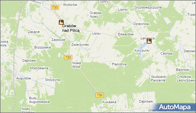 mapa Koziołek, Koziołek na mapie Targeo