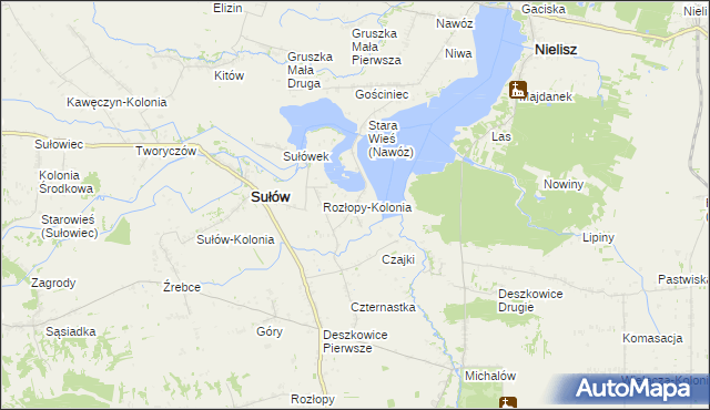 mapa Kulików, Kulików na mapie Targeo