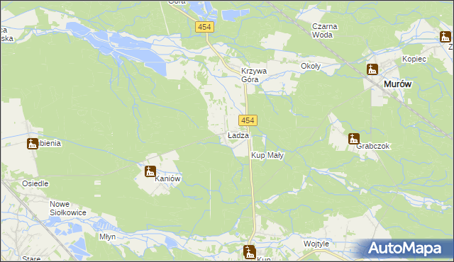 mapa Ładza, Ładza na mapie Targeo