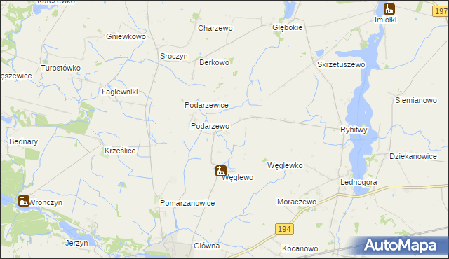 mapa Latalice, Latalice na mapie Targeo