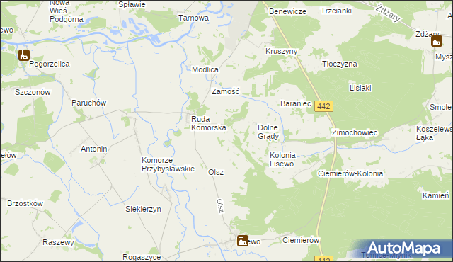 mapa Łupice gmina Pyzdry, Łupice gmina Pyzdry na mapie Targeo