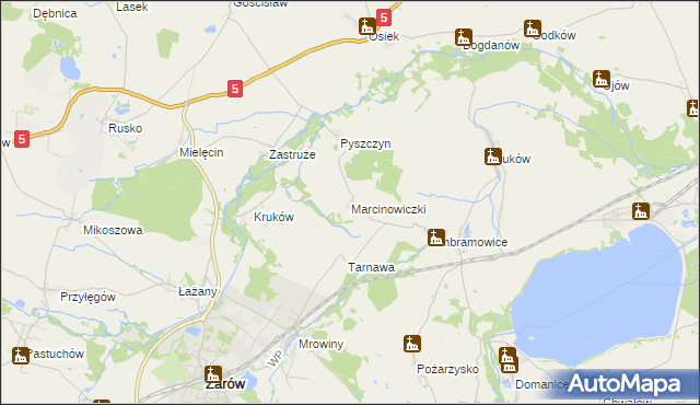 mapa Marcinowiczki, Marcinowiczki na mapie Targeo