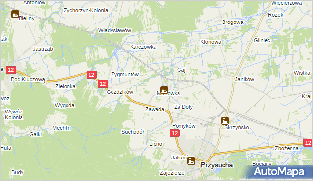 mapa Mariówka, Mariówka na mapie Targeo