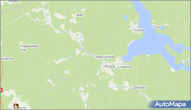 mapa Maskulińskie, Maskulińskie na mapie Targeo