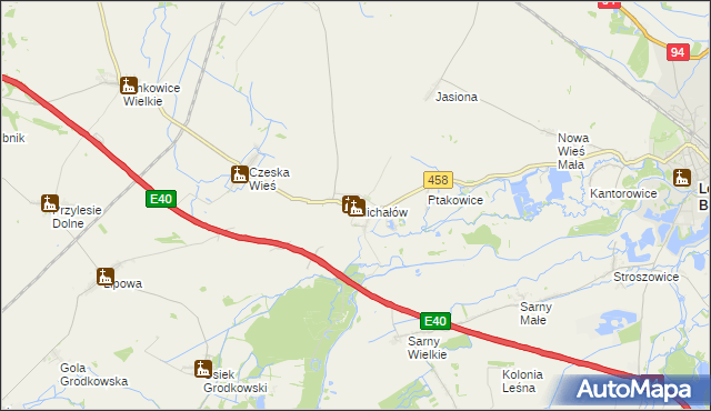 mapa Michałów gmina Olszanka, Michałów gmina Olszanka na mapie Targeo