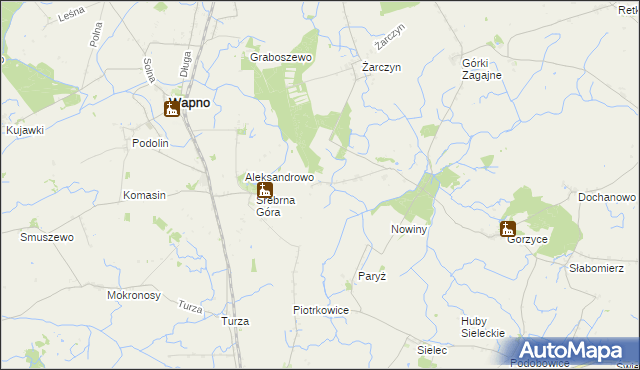 mapa Nadborowo, Nadborowo na mapie Targeo