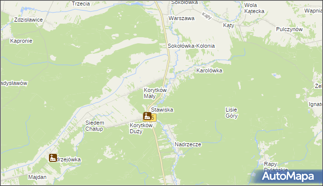 mapa Niemirów gmina Frampol, Niemirów gmina Frampol na mapie Targeo