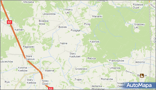 mapa Nowy Kadłubek, Nowy Kadłubek na mapie Targeo