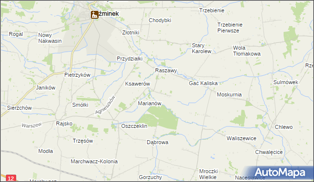 mapa Nowy Karolew, Nowy Karolew na mapie Targeo