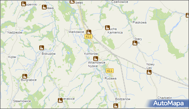 mapa Nowy Świętów, Nowy Świętów na mapie Targeo