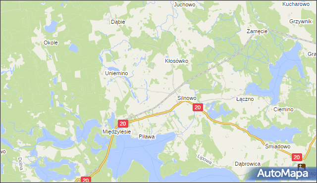 mapa Osiczyn, Osiczyn na mapie Targeo