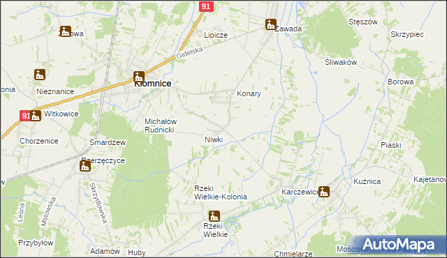 mapa Pacierzów, Pacierzów na mapie Targeo