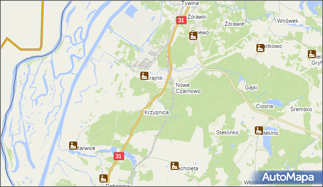 mapa Pastuszka, Pastuszka na mapie Targeo