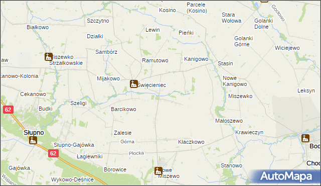 mapa Pepłowo gmina Bodzanów, Pepłowo gmina Bodzanów na mapie Targeo