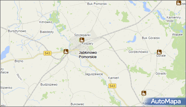 mapa Piecewo gmina Jabłonowo Pomorskie, Piecewo gmina Jabłonowo Pomorskie na mapie Targeo